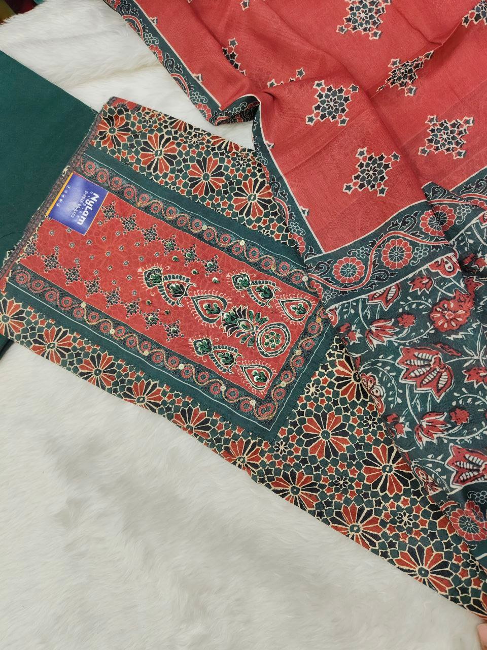 UNSTITCHED SUIT V2424 - Image 2