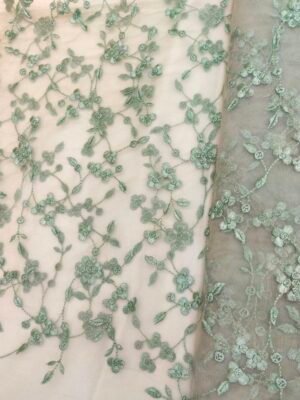 NET THREAD EMBROIDERY FABRIC