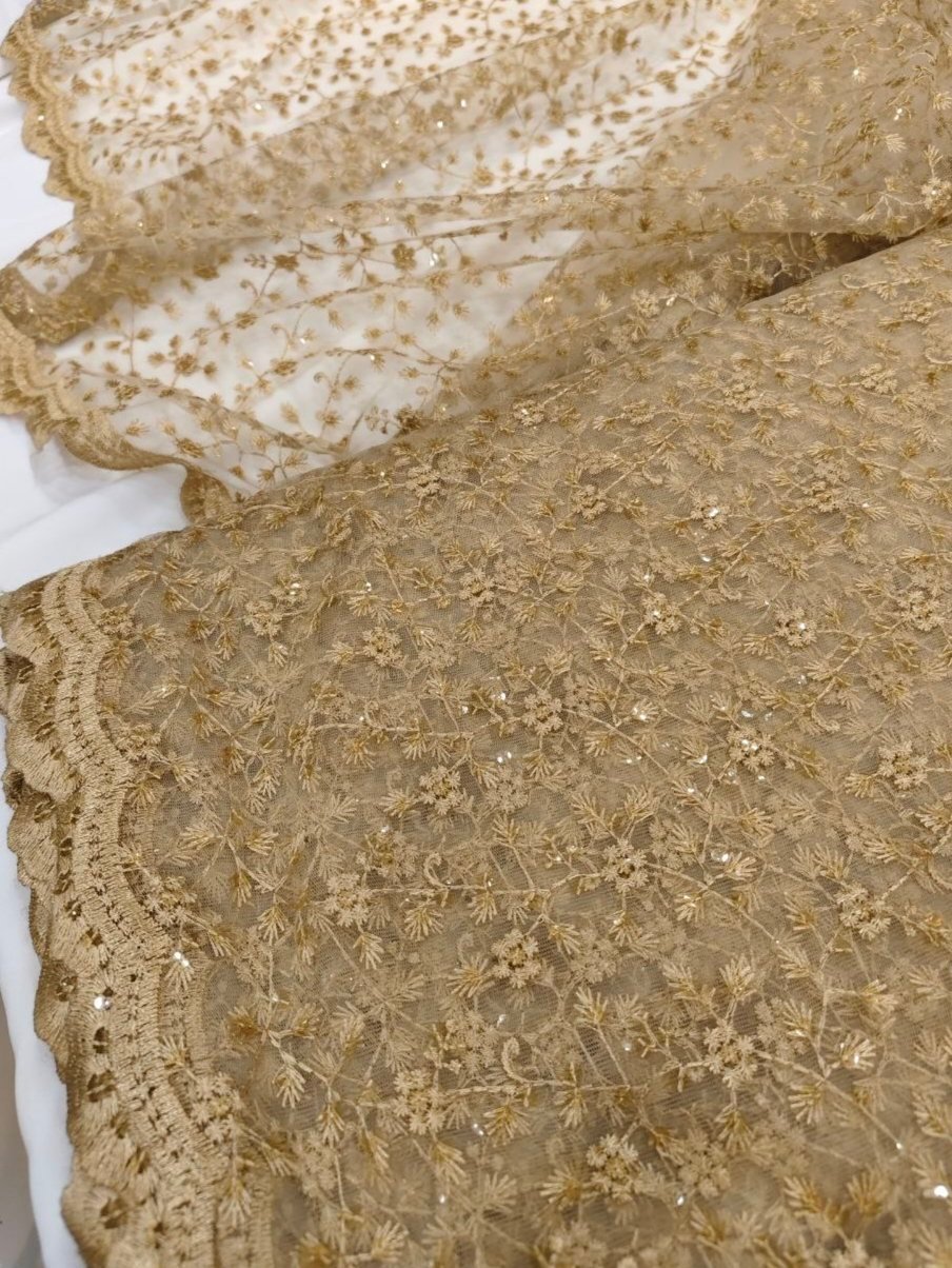 THREAD EMBROIDERY FABRIC