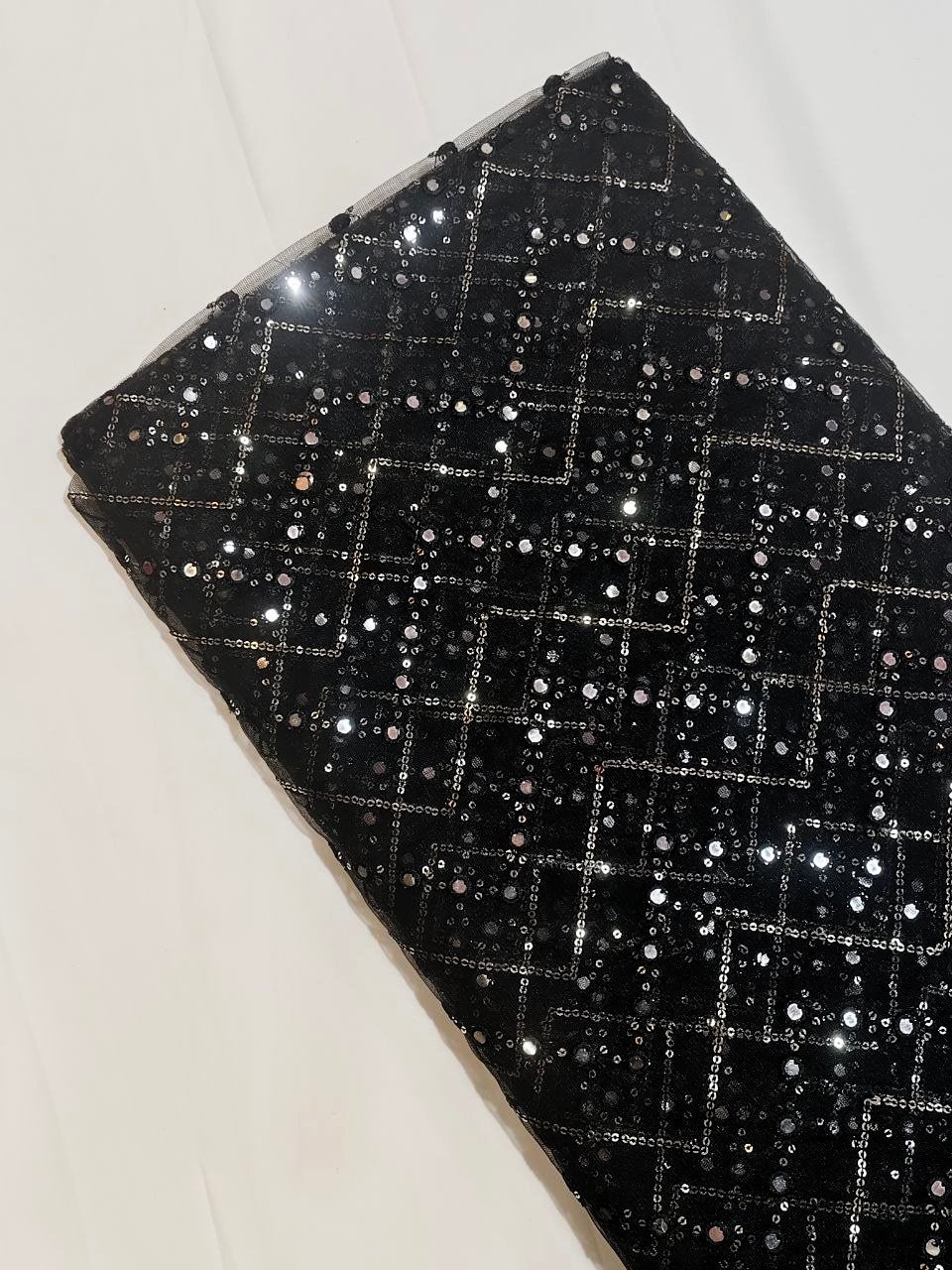 MIRROR SEQUENCE EMBROIDERY NET FABRIC - Image 3