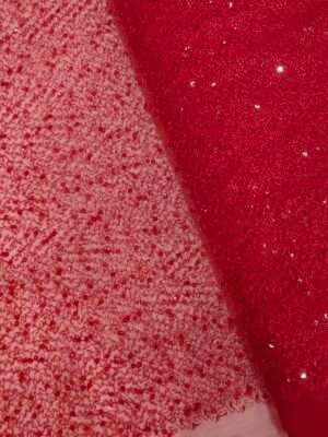 THREAD SEQUENCE EMBROIDERY NET FABRIC