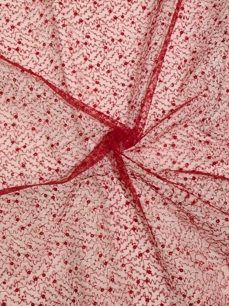 THREAD SEQUENCE EMBROIDERY NET FABRIC - Image 2