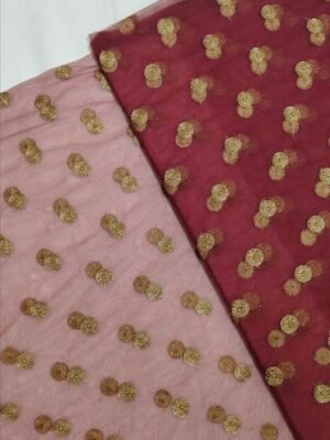 EMBROIDERY BUTTA NET FABRIC