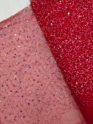 THREAD SEQUENCE EMBROIDERY FABRIC