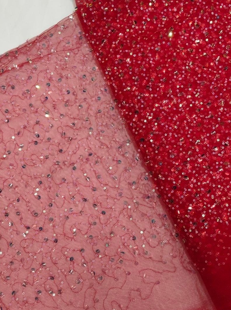 THREAD SEQUENCE EMBROIDERY FABRIC