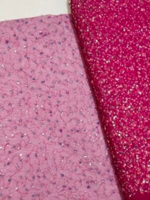 THREAD SEQUENCE EMBROIDERY NET FABRIC