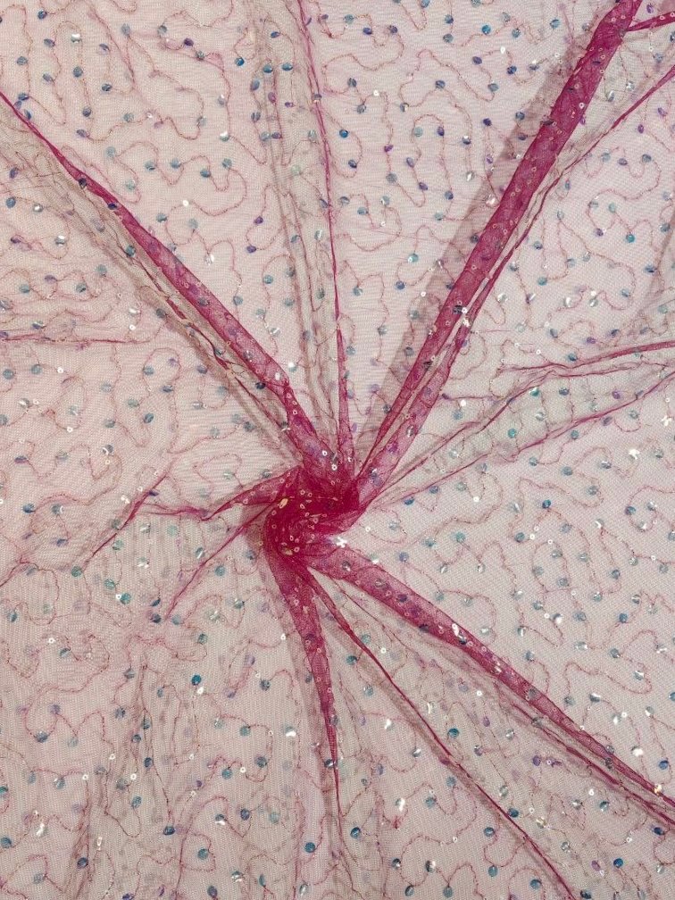 THREAD SEQUENCE EMBROIDERY NET FABRIC - Image 3