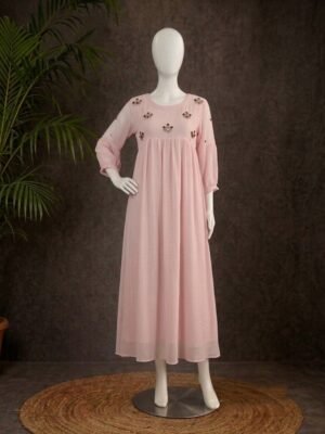 PLEATED KURTI RAYON